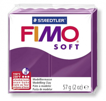 FIMO SOFT modelirna masa, kraljevsko vijoličasta (66), 57 g 