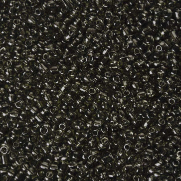 steklene perle, 2 mm, velikost luknje 1 mm, sive b., 20 g
