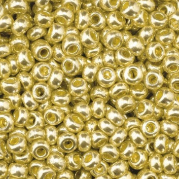 EFCO steklene perle 2,6 mm, zlate, kovinske barve, 17 g