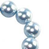 perle Swarovski okrogle, 4 mm, light blue, 1 kos