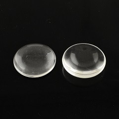 steklena kapljica 15 mm, prozorna, 1 kos