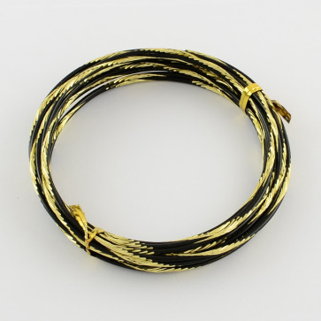 aluminijasta žica za oblikovanje, 2 mm, zlata b., dolžina: 5 m, 1 kos
