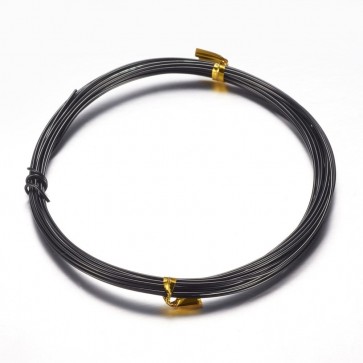 barvna žica za oblikovanje, 0.8 mm, Black, dolžina: 10 m