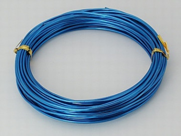 aluminijasta žica za oblikovanje, 1,5 mm, RoyalBlue, dolžina: 10 m