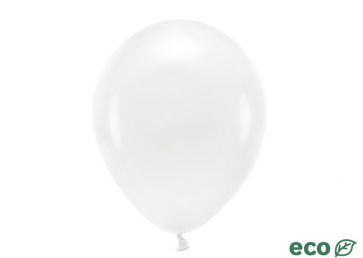 EKO balon, pastel, bela b., 26 cm, 1 kos