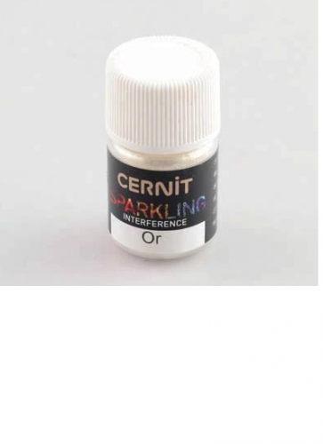 CERNIT Sparkling - mineralni prah, gold interference, 5 g
