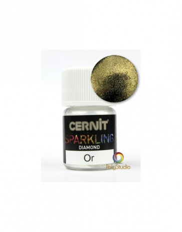 CERNIT Sparkling - mineralni prah, diamond gold, 5 g