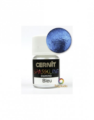 CERNIT Sparkling - mineralni prah, diamond blue, 5 g