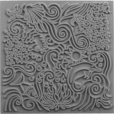 CERNIT teksturna plošča 9 x 9 cm, Under the sea, 1 kos
