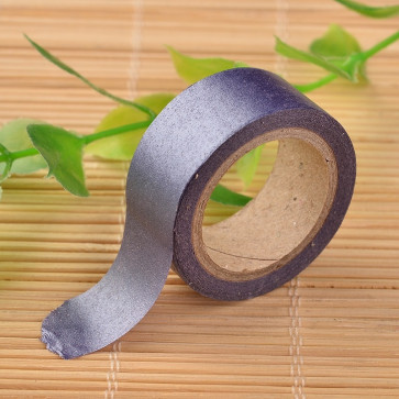 Washi tape - dekorativni lepilni trak - vijoličen, širina: 15 mm, dolžina: 5 m, 1 kos