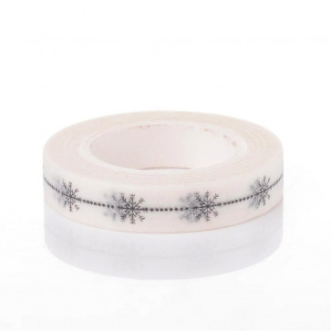 Washi tape - dekorativni lepilni trak - Božični, širina: 8 mm, dolžina: 10 m, 1 kos
