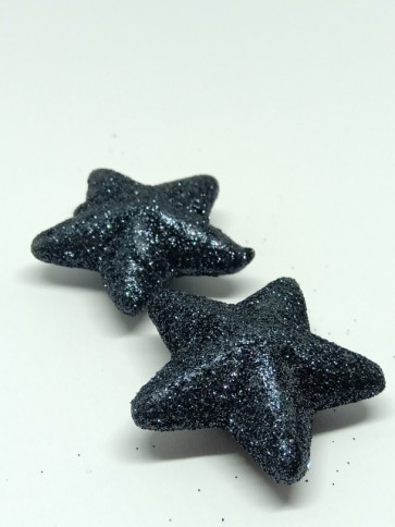 dekorativna zvezda iz stiroporja, t. modra, cca 3.5 cm, 1kos