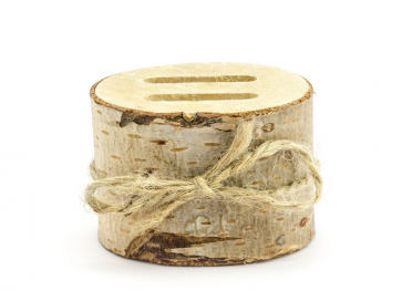 poročna blazinica za prstana iz lesa, 6x4 cm, 1 kos