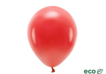 EKO balon, pastel, rdeča b., 26 cm, 1 kos