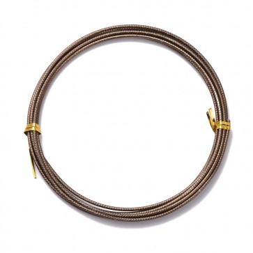 alu barvna žica za oblikovanje, 2 mm, zlato rjave barve - z vzorcem, dolžina: 2 m
