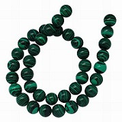 perle iz sintetičnega kamna 4 mm, zelene, 1 niz - cca 100 kos