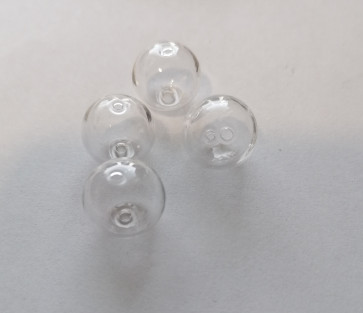 steklena krogla 13 mm, prozorna, 1 kos