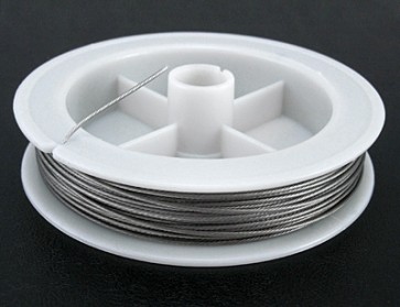 jeklena žica - zajla 1 mm, srebrne b., dolžina: 8 m