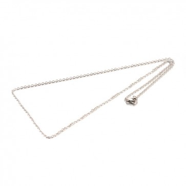 osnova za ogrlico 45 cm, nerjaveče jeklo 304, debelina: 2.5x2x0.2 mm, 1 kos