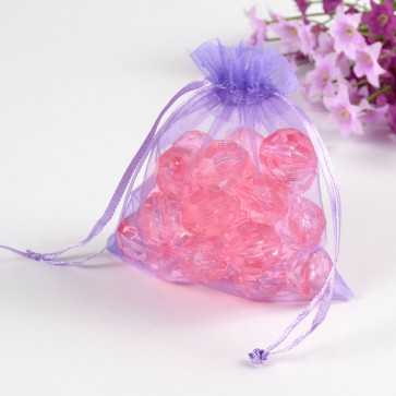 organza vrečke 12x10 cm, lilac, 1 kos