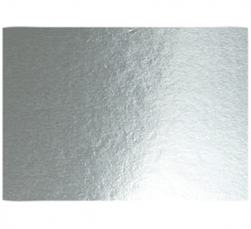 metalna folija - papir 280 g, 210x297 mm (A4), srebrne b., 1 kos
