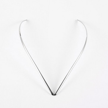 osnova za ogrlico - nerjaveče jeklo 304, 17x13 cm, 1 kos