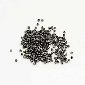 štoparji 2 mm, črne barve, brez niklja, 10 g/cca 900 kos