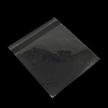 vrečka iz celofana 16 x 18 cm / notranja mera: 16 x 15 cm, prozorna, 10 kos