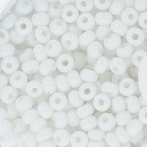 EFCO steklene perle 2,6 mm, bele, neprosojne, 17 g
