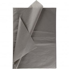 svilen papir (Tissue Paper) 14 g, 50x70 cm, siva b., 1 kos