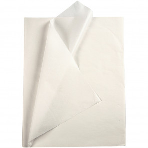 svilen papir (Tissue Paper) 14 g, 50x70 cm, bela b., 1 kos