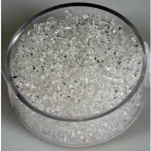 steklene perle 2,6 mm, prozorne, 17 g