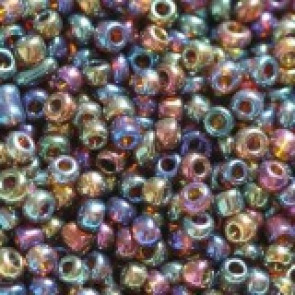 steklene perle 2 mm, vijola - mix, 20 gr