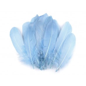perje 16 - 21 cm, sv. modre barve, 1 kos