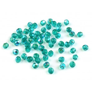 perle - češko steklo 3 mm, light turquoise , 2,5g 