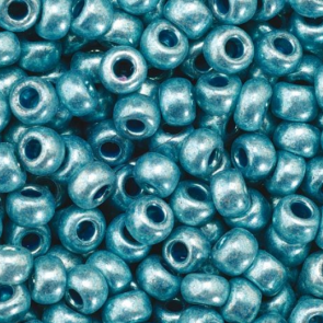 EFCO steklene perle 3,5 mm, modre, kovinske barve, 17 g