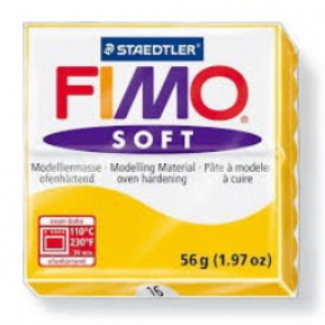 FIMO SOFT modelirna masa, rumena (16), 56 g 