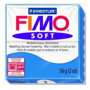 FIMO SOFT modelirna masa, modra (37), 56 g 
