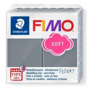 FIMO SOFT modelirna masa, stormy grey (T80), 57 g 