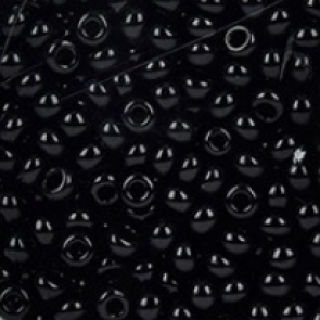 EFCO steklene perle 2,6 mm, črne, neprosojne, 17 g