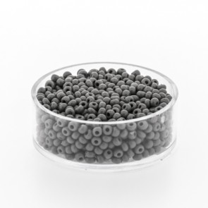 PRACHT Rocailles perle 2,6 mm, SIVA, satenski videz, 17 g