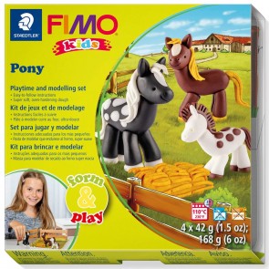 Otroški komplet FIMO KIDS "PONY" set, 4x42g, 1 kos