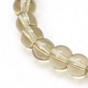 steklene perle 4 mm, sive, 1 niz - 32 cm