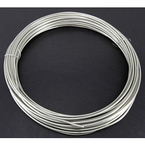 alu barvna žica za oblikovanje, 2 mm, srebrne b., dolžina: 10 m