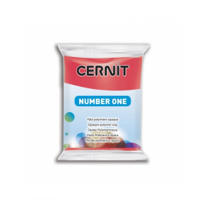 CERNIT NUMBER ONE, modelirna masa, "Carmine Red" b. (420), 56 g
