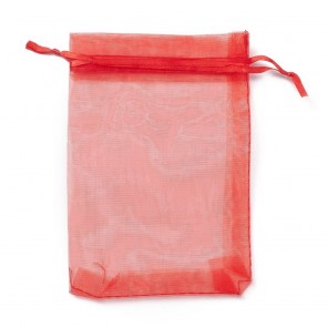 organza vrečke 10x15 cm, Christmas Red barve, 1 kos