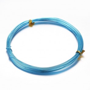 aluminijasta žica za oblikovanje, 0,8 mm, Deep Sky Blue b., dolžina: 10 m