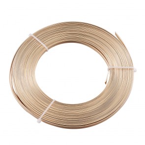 alu barvna žica za oblikovanje - ploščata, širina: 5 mm, debelina: 1 mm, Navajo White barve, 10 m