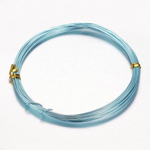 aluminijasta barvna žica za oblikovanje, 1,2 mm, sv. modra b., dolžina: 10 m