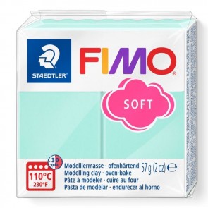 FIMO SOFT PASTEL modelirna masa, mint (505), 57 g